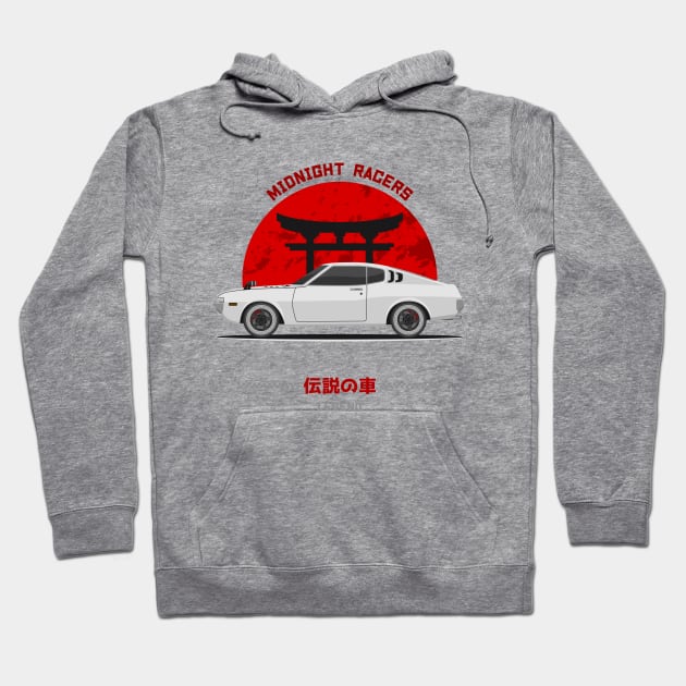 Tuner White Celica MK1 JDM Hoodie by GoldenTuners